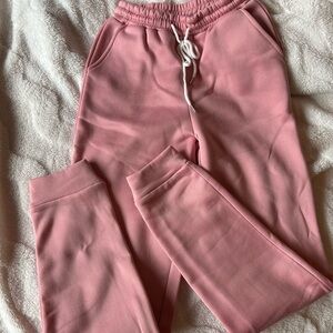 SHEIN Soft Pink Sweatpants—XS TALL